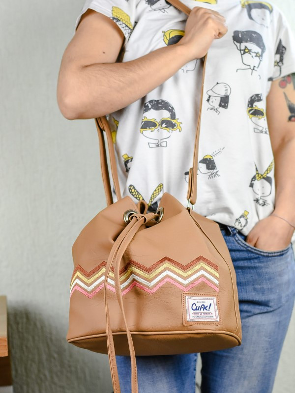 Bolso Saco Cuerina Suela