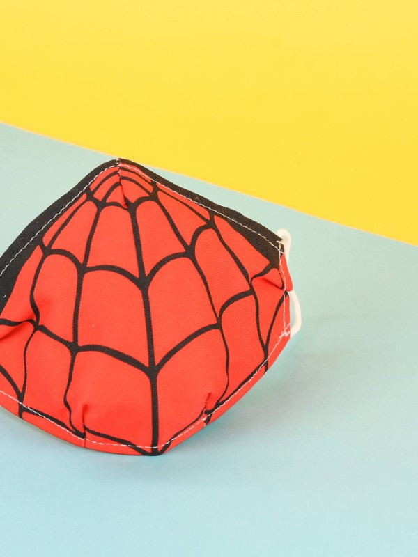 Tapabocas Pequeño Spiderman Mascara