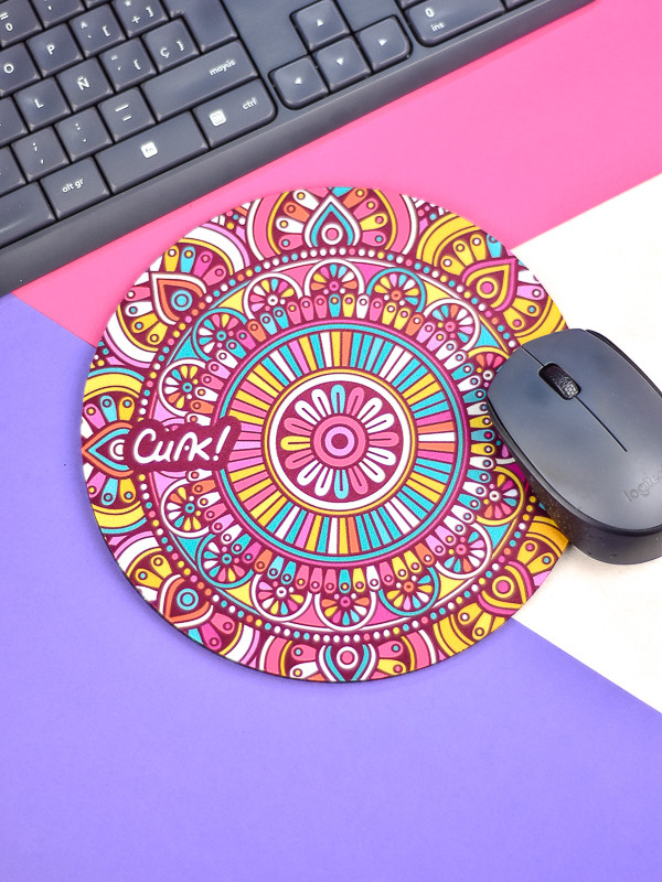 Mouse Pad Redondo Mandala