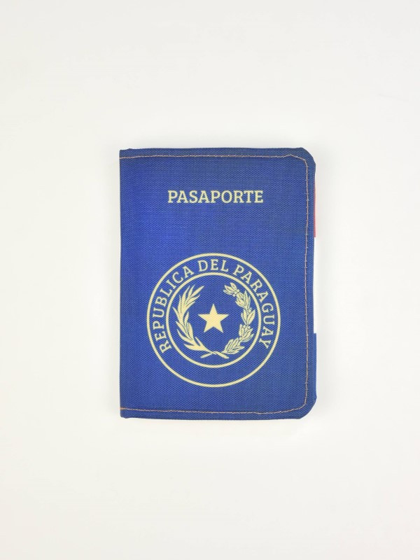 Porta Pasaporte - Escudo Py | Azul