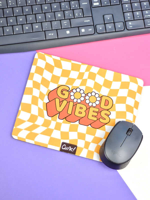 Mouse Pad Rectangular Indie Good Vibes